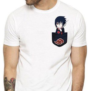Itachi Uchiha Pocket Anime T-Shirt